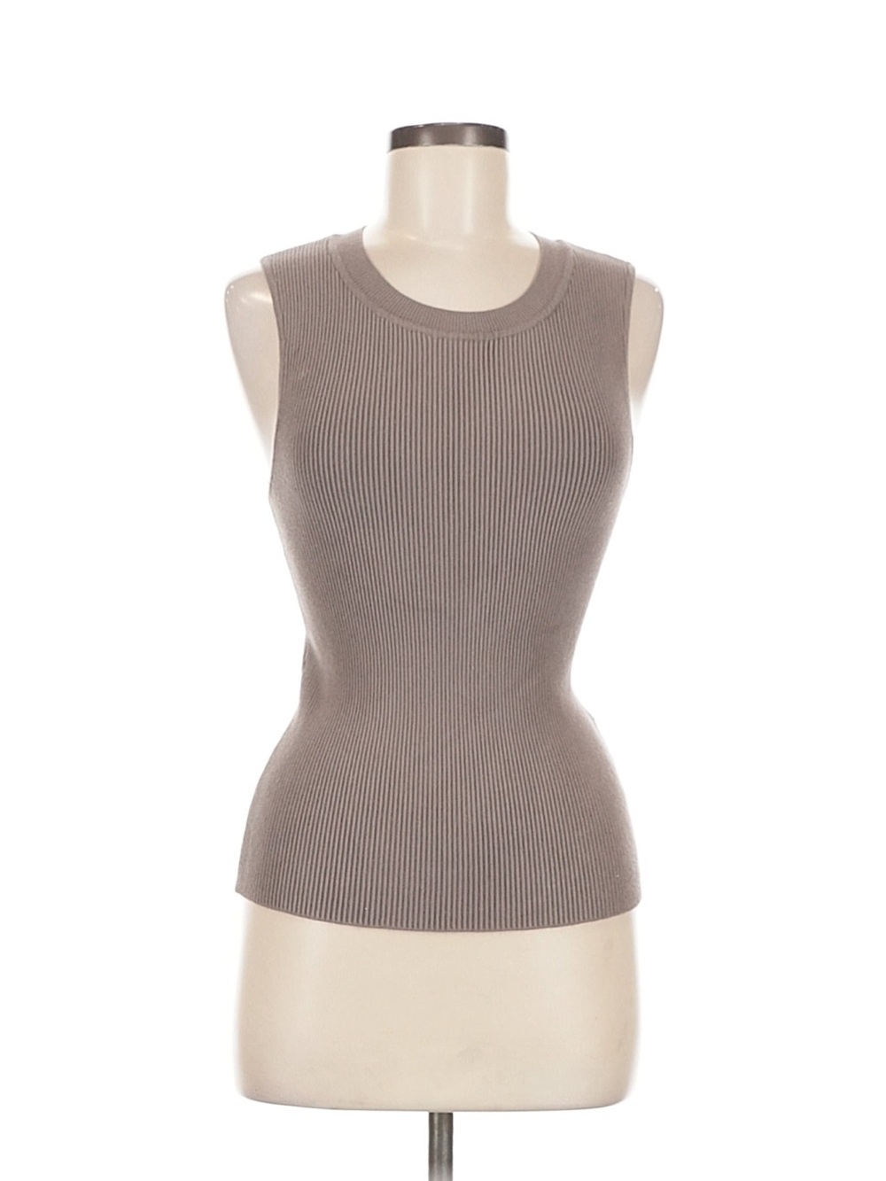 Abercrombie & Fitch Ribbed sleeveless sweater Top